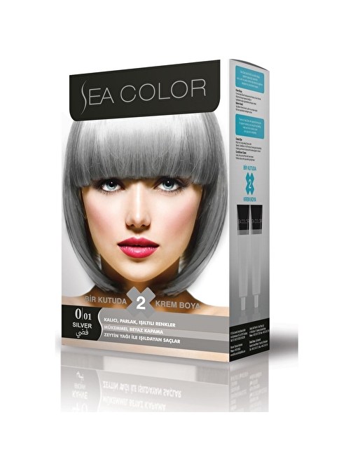 Sea Color Saç Boyası 0.01 Sılver