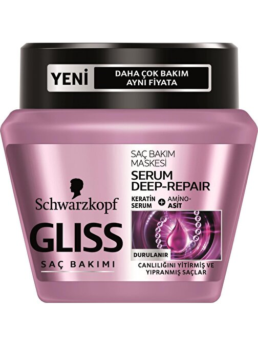 Glıss Saç Maskesi Serum Deep Repaır 300 ml