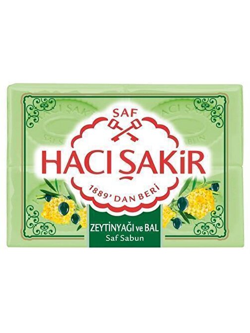 Hacı Şakir Zeytinyağı Ve Bal Banyo Sabunu 4'lü 600 gr
