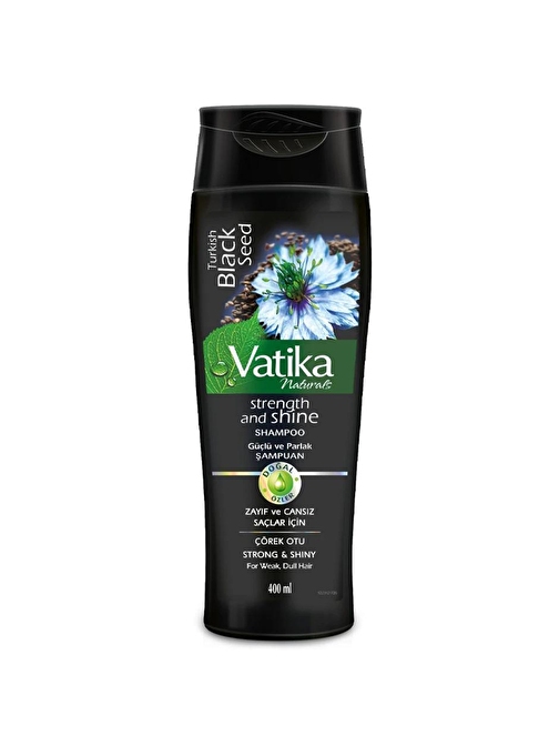 Vatika Naturals Zayıf Cansız Saçlar İçin Çörek Otu Özlü Şampuan 400 ml