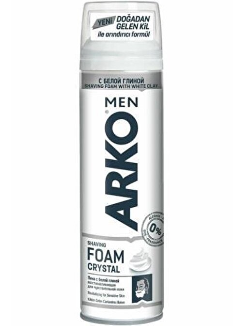Arko Men Crystal Kil Özlü Tıraş Köpüğü 200 ml