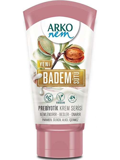 Arko Nem Badem Sütü Özlü Prebiyotik Tüp Krem 60 ml
