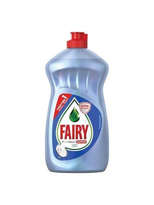 Fairy Platinum Hijyen Limon Kokulu Sıvı Bulaşık Deterjanı 500 ml
