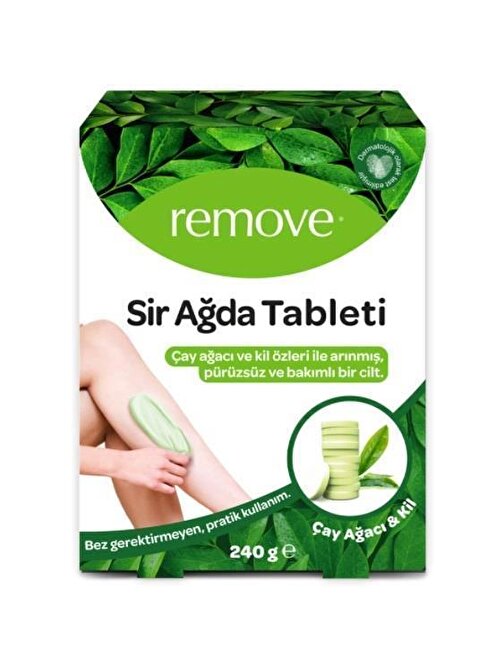 Remove Sir Ağda Tableti Çay Ağacı Ve Kil Özlü 240 gr