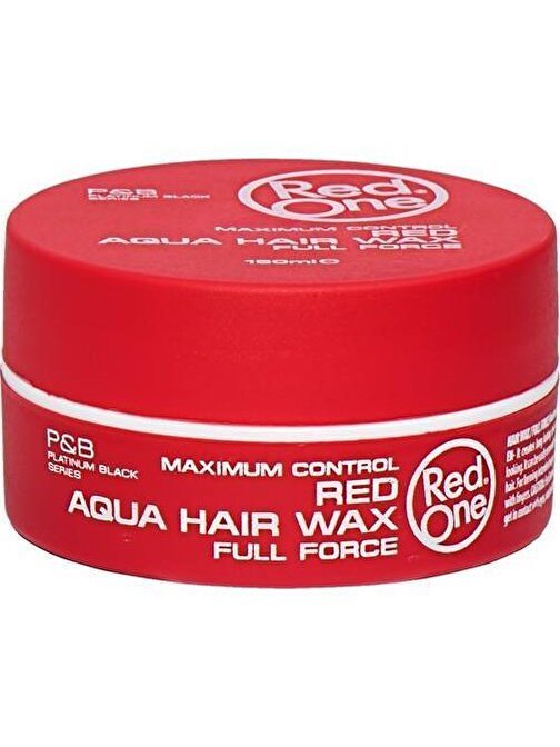 Red One Şekillendirici Aqua Wax Red 150 ml