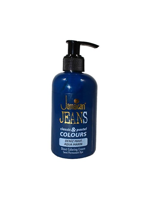 Jamaican Jeans Color Renkli Saç Boyası 518 Deniz Mavi