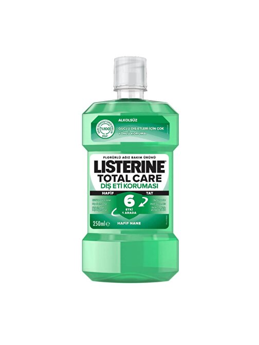 Listerine Diş Ve Diş Eti Koruması Ağız Bakım Suyu Alkolsüz 250 ml