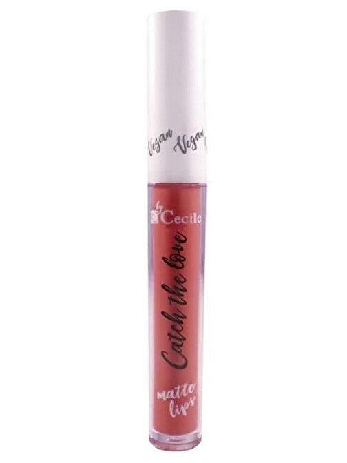 Cecile Vegan Matte Lips Nemlendirci Likit Dudak Parlatıcısı 02