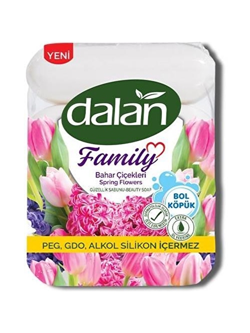 Dalan Family Güzellik Sabunu Bahar Çiçekleri 4 x 75 gr