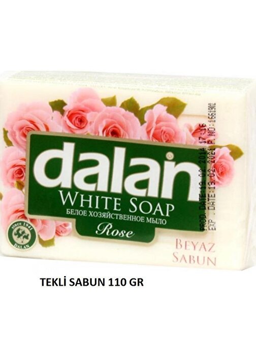 Dalan Beyaz Sabun Gül 110 gr