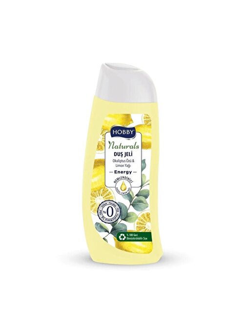 Hobby Naturals Energy Okaliptus Özü Limon Yağı Duş Jeli 500 ml