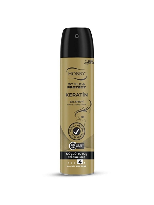 Hobby Saç Spreyi Keratin Güçlü Tutuş 250ml