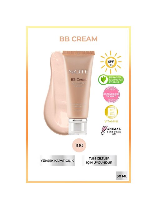 Note Bb Cream Advanced Skin Corrector No 100