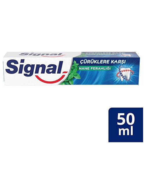 Signal Çürüklere Karşı Nane Ferahlığı Diş Macunu 50 ml