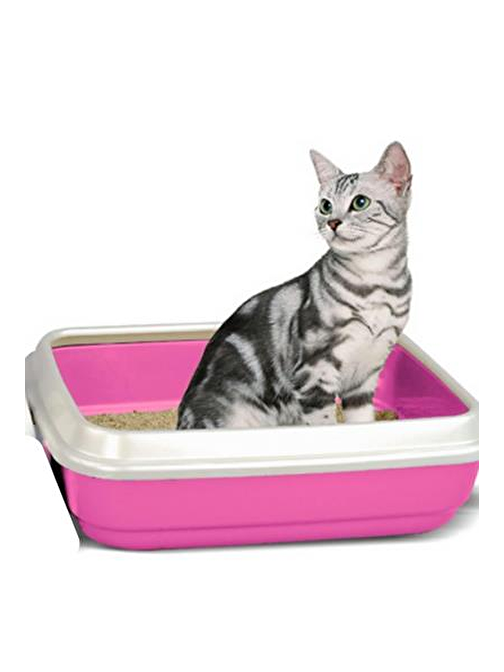 Imac Polly Yavru Kedi Açık Kedi Tuvaleti Pembe