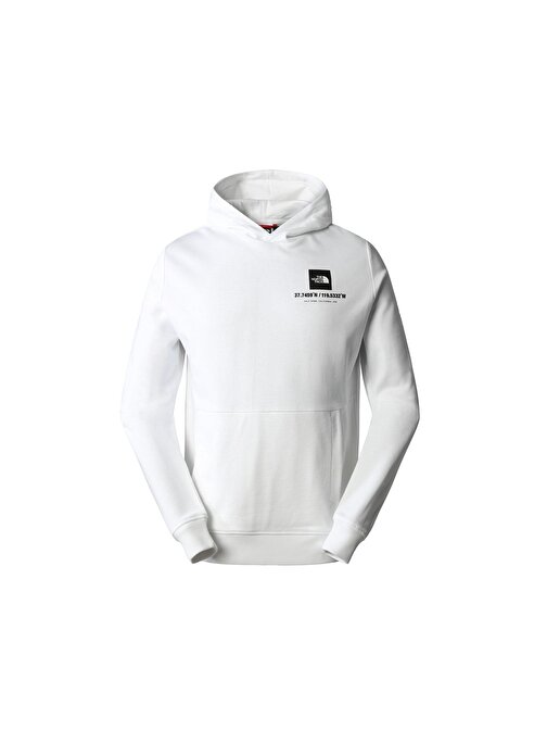 The North Face M Coordinates Hoodie Erkek Outdoor Sweatshirts NF0A826UFN41 Beyaz M