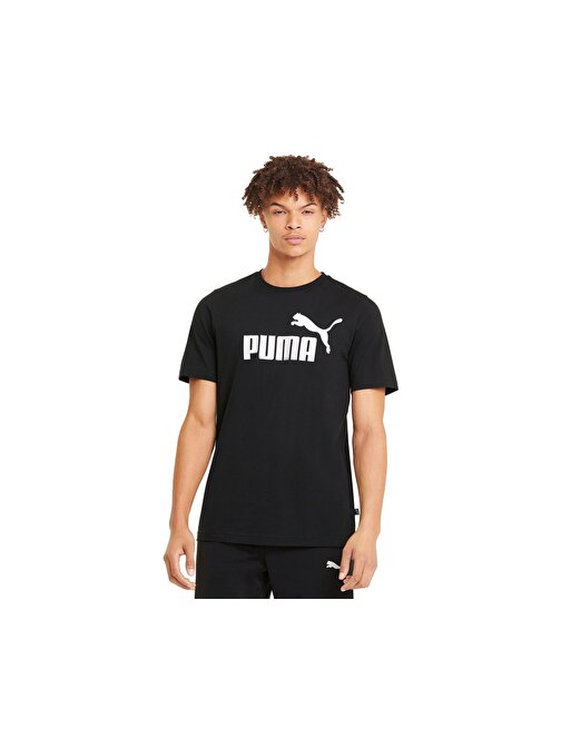Puma Ess Logo Tee Erkek Günlük Tişört 58666601 Siyah 4Xl