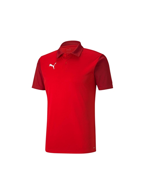 Puma Teamgoal 23 Sideline Polo Puma Red-Chili Erkek Futbol Polo Tişörtü 65657701 Kırmızı