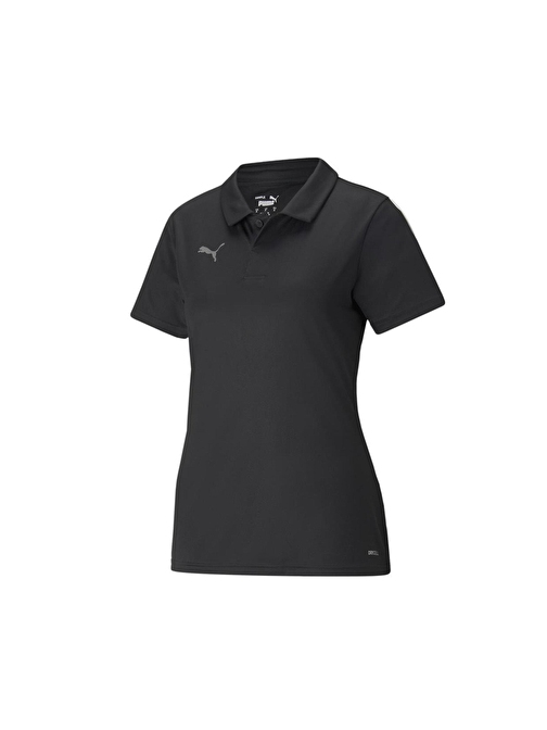 Puma Teamliga Sideline Polo W Kadın Futbol Polo Tişörtü 65740803 Siyah S