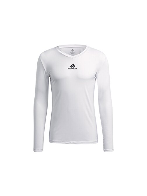 Adidas Team Base Tee Erkek Futbol Uzın Kollu Antrenman Tişörtü Gn5676 Beyaz S