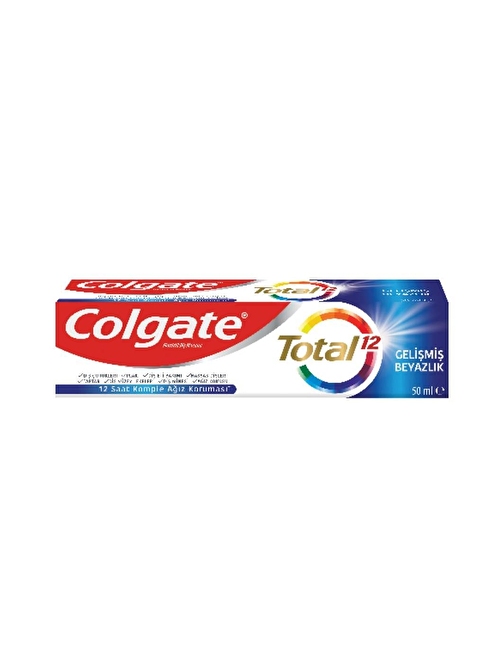 Colgate Total 12 Gelişmiş Beyazlık Diş Macunu 50 ml