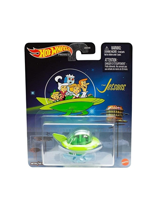 Mattel, Hot Wheels Premium Cars - The Jetsons Space Ship 1/64