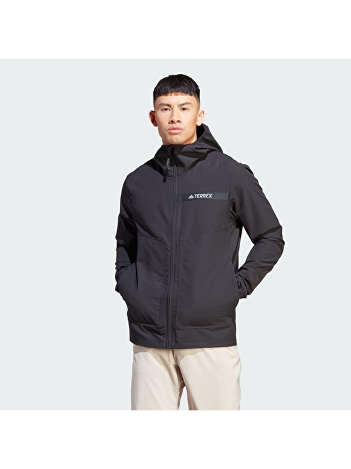 adidas HZ4425 MT Softshel Jkt Erkek Tracktop