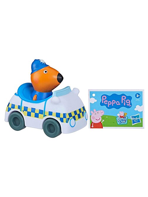 Peppa Pig F2514-F5383 Police Car Çizgi Küçük Film Aracı Karakter Figürü
