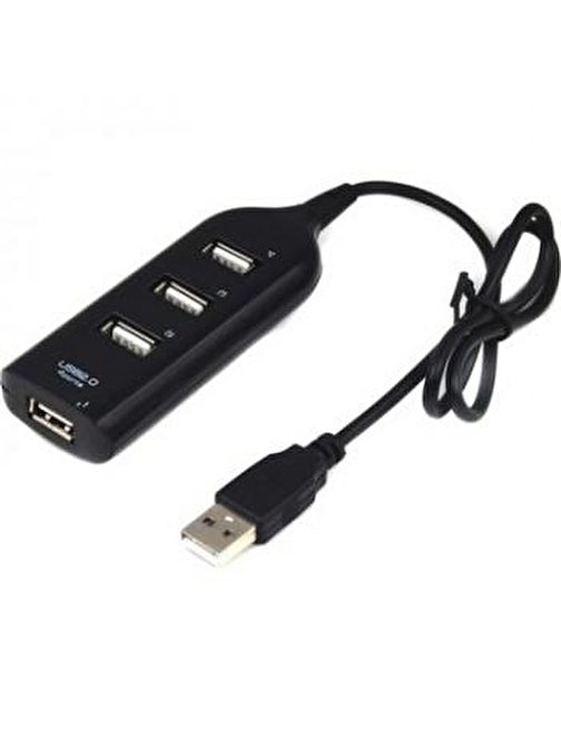 QPORT QUC-201 USB 2.0 ÇOKLAYICI 1 GİRİŞ 4 ÇIKIŞ