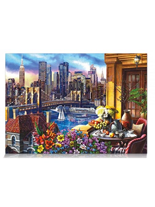 Star Puzzle Uyumayan Şehir Brooklyn 2000 Parçalık Puzzle