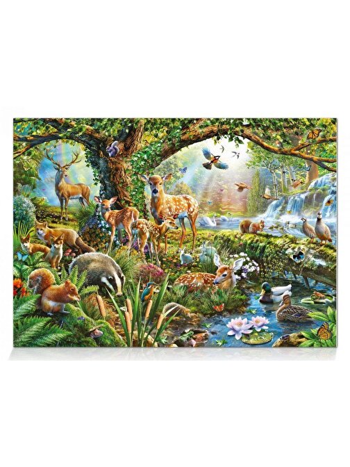 Star Puzzle 1000 Parça Ormanda Yaşam Puzzle