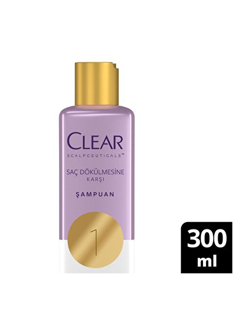 Clear Scalpceuticals Saç Dökülmesine Karşı Şampuan 300ml