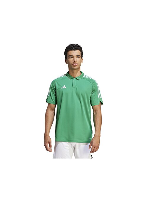 Adidas Tiro23 L Polo Erkek Futbol Polo Yaka Tişört Ic7861 Yeşil M