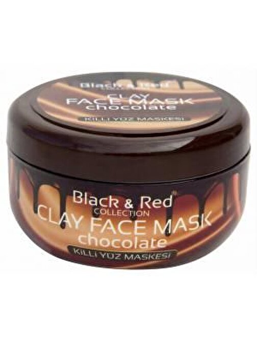 Black & Red Tüm Cilt Tipleri Onarıcı Çikolatalıkilli Yüz Maskesi 400 gr X 4 Adet