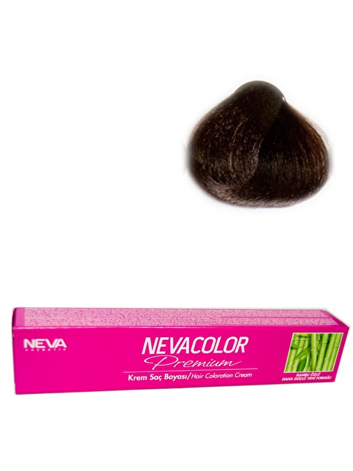 Neva Color Tüp Saç Boyası 5.70 Kakao Kahve X 3 Adet