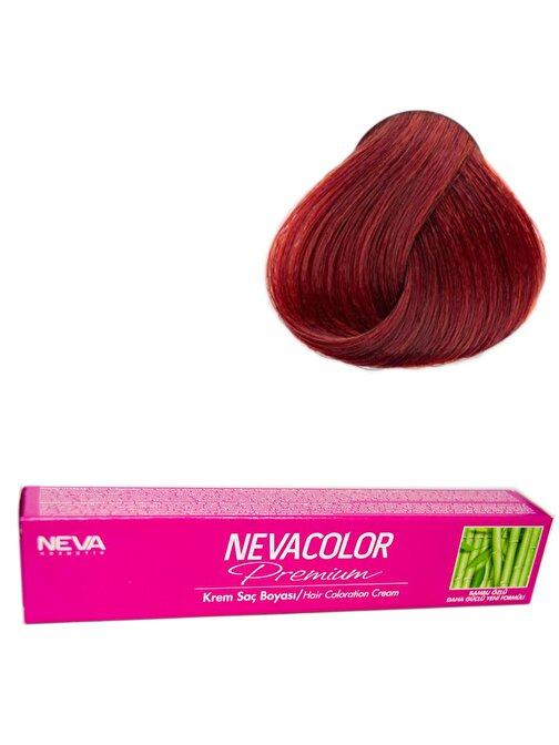 Neva Color Tüp Saç Boyası 66.46 Volkan Kızılı X 4 Adet