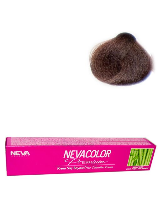Neva Color Tüp Saç Boyası 6.3 Fındık Kabuğu X 4 Adet + Sıvı Oksidan 4 Adet
