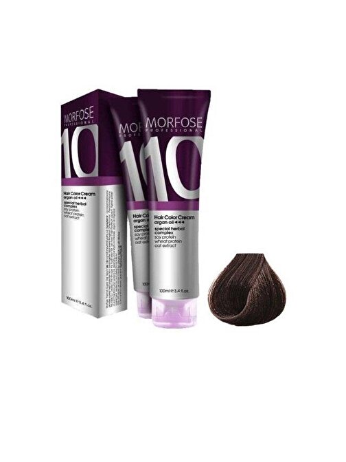 Morfose Tüp Saç Boyası 5.34 Koyu Bakır Kahve 100 ml X 2 Adet + Sıvı Oksidan 2 Adet