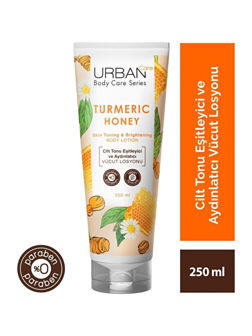Urban Care Turmeric Honey Cilt Tonu Eşitleyici Ve Aydınlatıcı Vücut Losyonu 250 ml