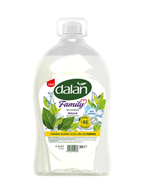 Dalan Natural Sıvı Sabun 3 lt t x 4 Adet