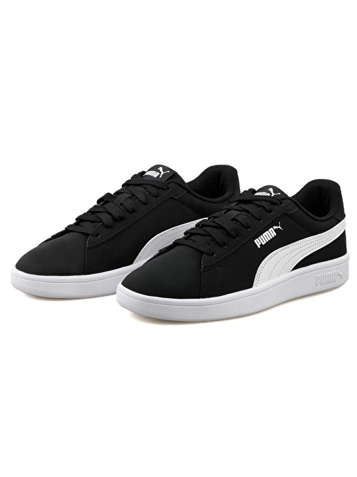 Puma Smash 3.0 L 390987 Siyah Nubuk Erkek Günlük Sneaker Spor Ayakkabı 40