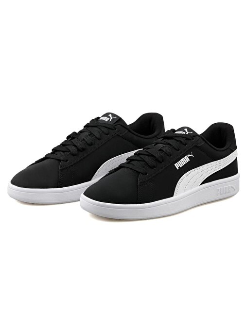 Puma Smash 3.0 L 390987 Siyah Nubuk Erkek Günlük Sneaker Spor Ayakkabı 44