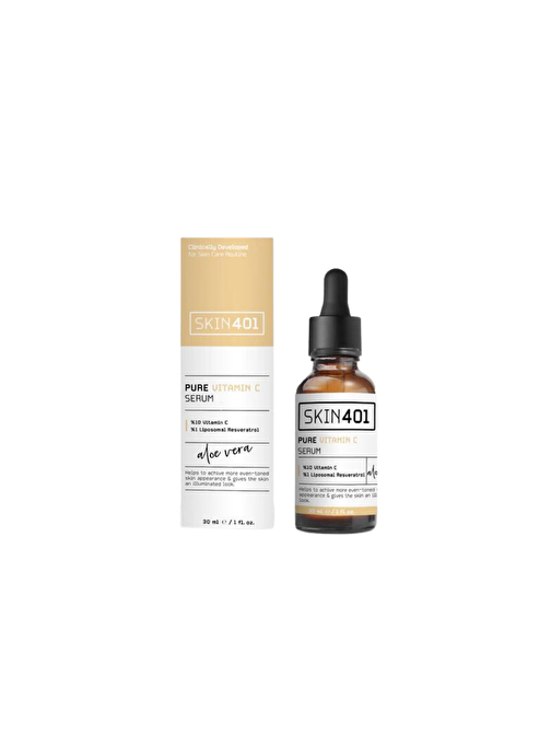 Skin401 Vitamin C Aydınlatıcı Renk Tonu Eşitleyici Serum 30ml