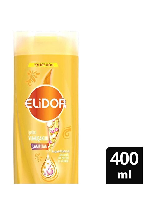 Elidor İpeksi Yumuşaklık Saç Bakım Şampuanı 400 ml