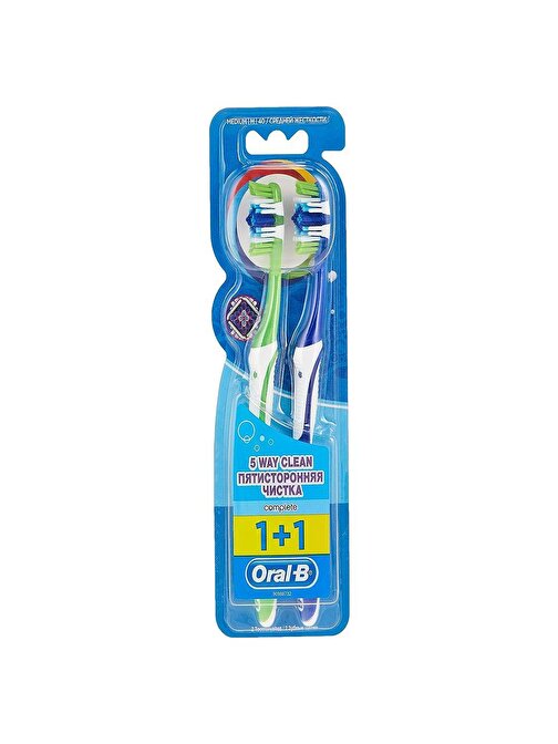 Oral-B Complete Orta Diş Fırçası 1+1