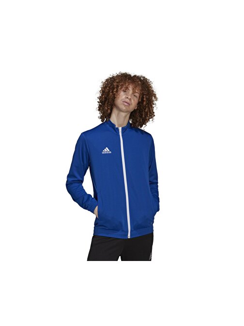 adidas Ent22 Tk Jkt Erkek Futbol Antrenman Ceketi HG6287 Mavi