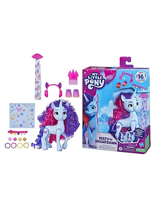 My Little Pony F6349-F6454 Brıdlewoodstock Günün Stili Misty Brıghtdawn Çizgi Film Karakter Figürü