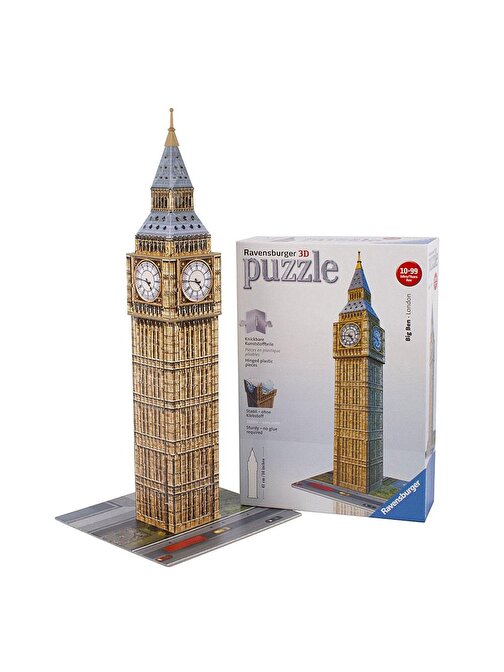 Ravensburger Plastik Big Ben Saat Kulesi 201 - 300 Parça Üç Boyutlu Puzzle