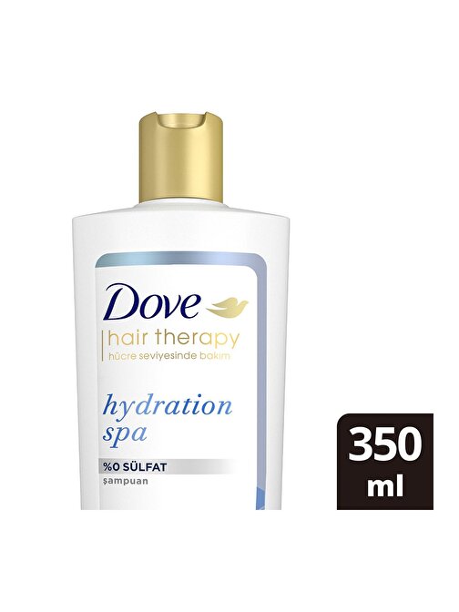 Dove Hair Therapy Şampuanı Hydration Spa %0 Sülfat 350 ml