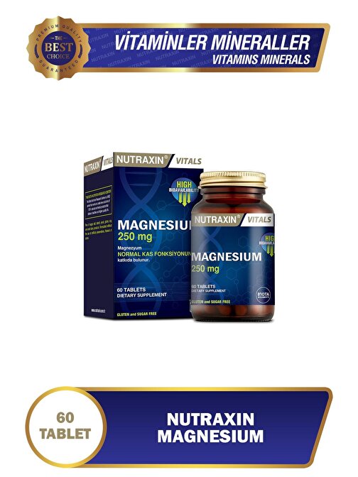 Nutraxin Magnesium Citrate - Magnezyum Takviyesi 2